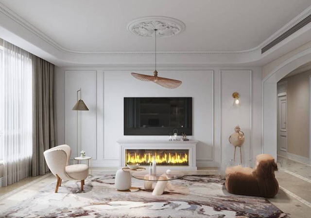 槎窖公寓150現代無主燈